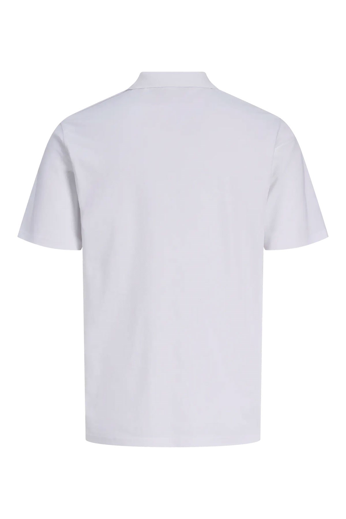 Jack & Jones Jjalliance Polo Yakalı Logolu Beyaz Tshirt 12288108
