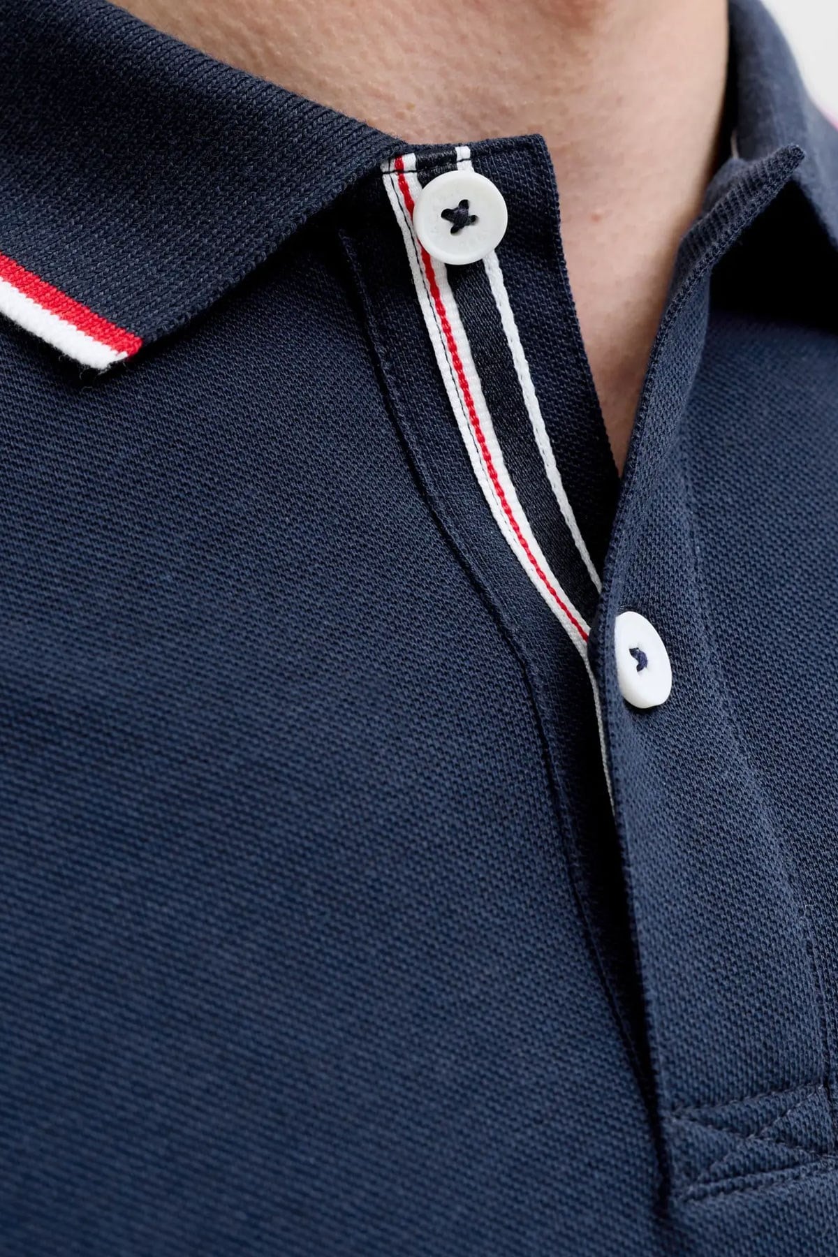 Jack & Jones Jjblaze Polo Yakalı Lacivert Tshirt 12288376