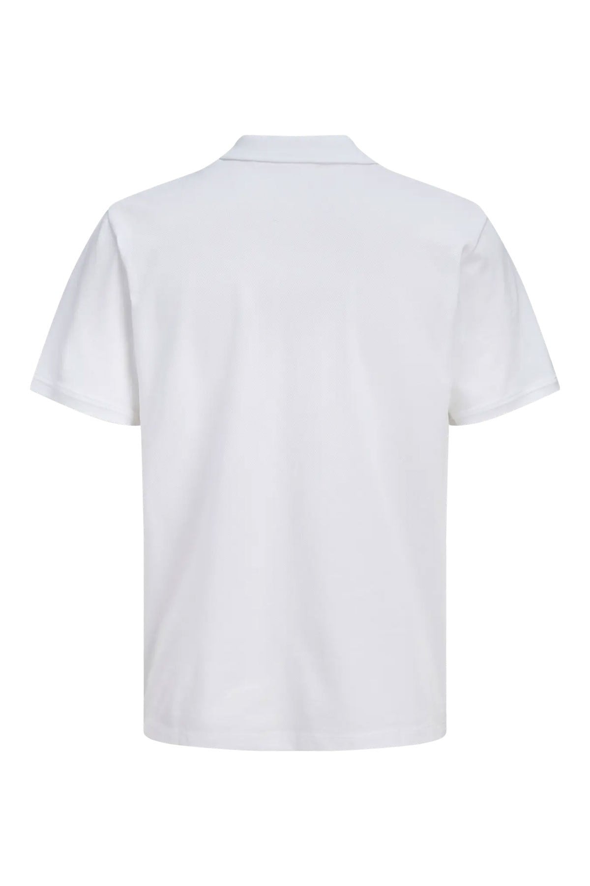 Jack & Jones JJCOLLEGE Polo Yakalı Logolu Beyaz Tshirt 12288360