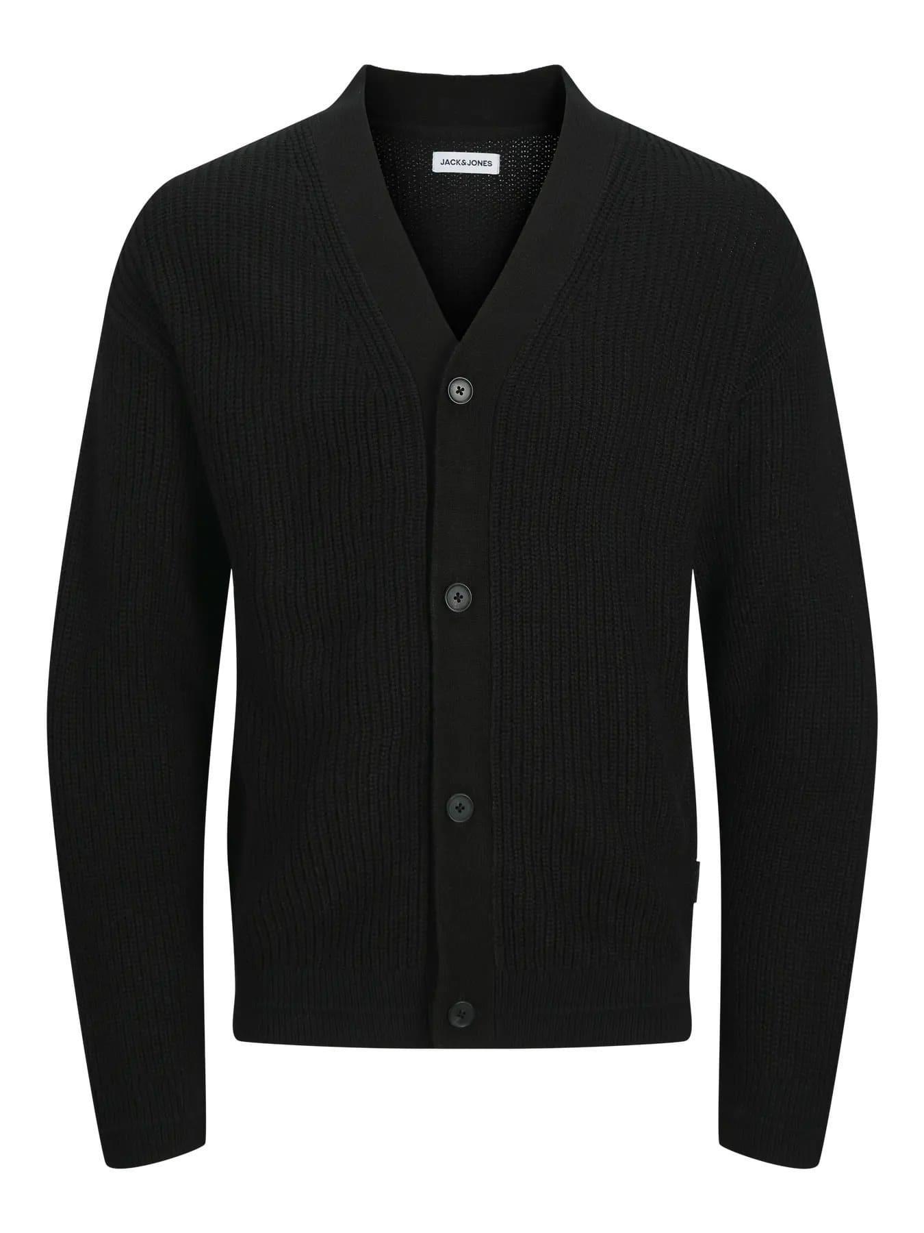 Jack & Jones JJCONNOR Knit Cardigan Siyah Renk Hırka 12278960