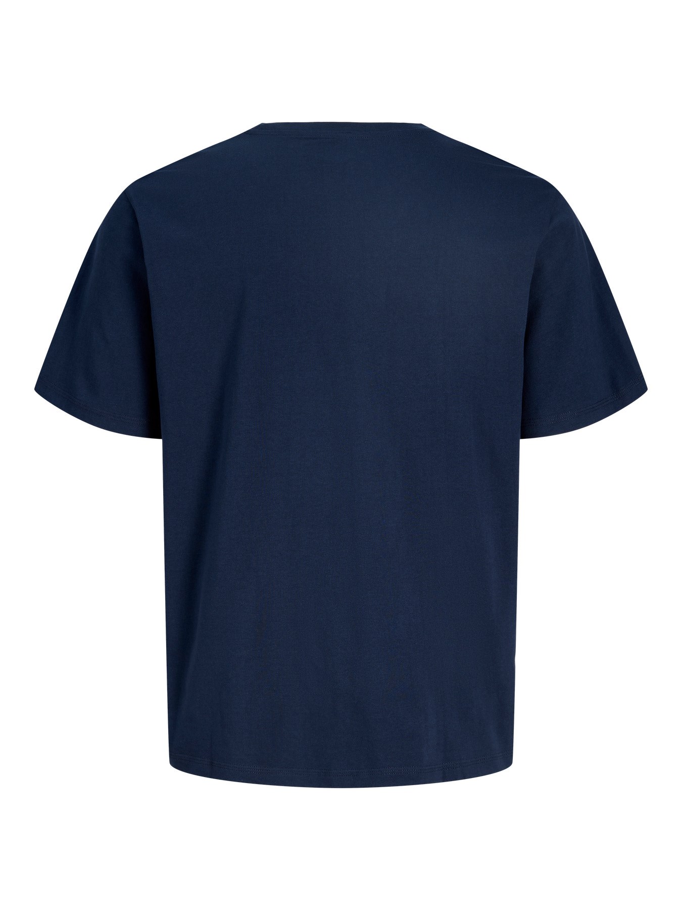 Jack & Jones JJFRANK TEE SS CREW NECK Logolu Erkek Navy Blazer Tişört 12288092
