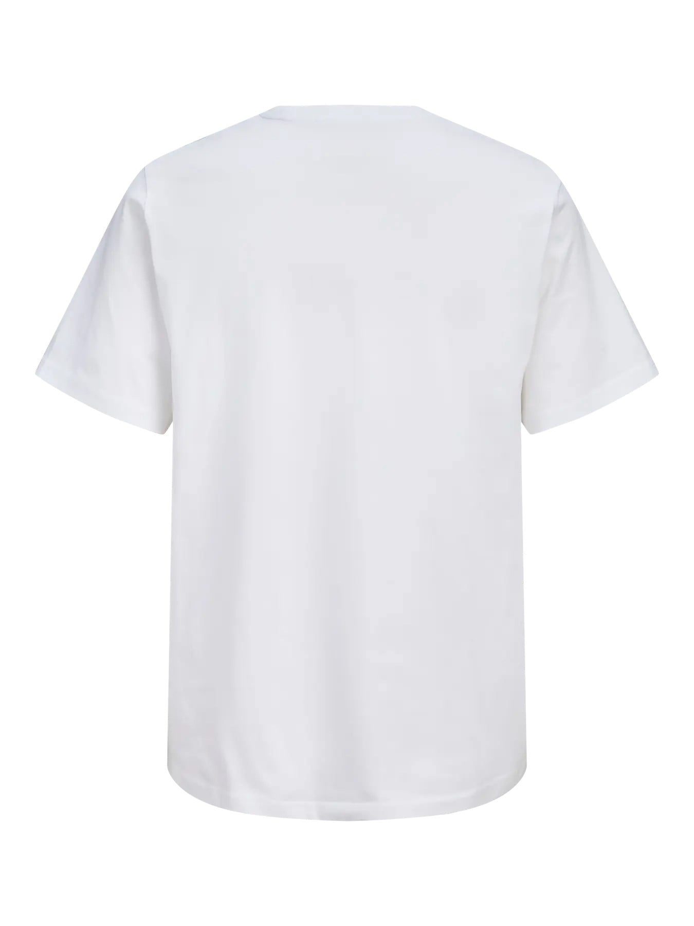 Jack & Jones JJFRANK TEE SS CREW NECK Logolu Erkek Beyaz Tişört 12288092