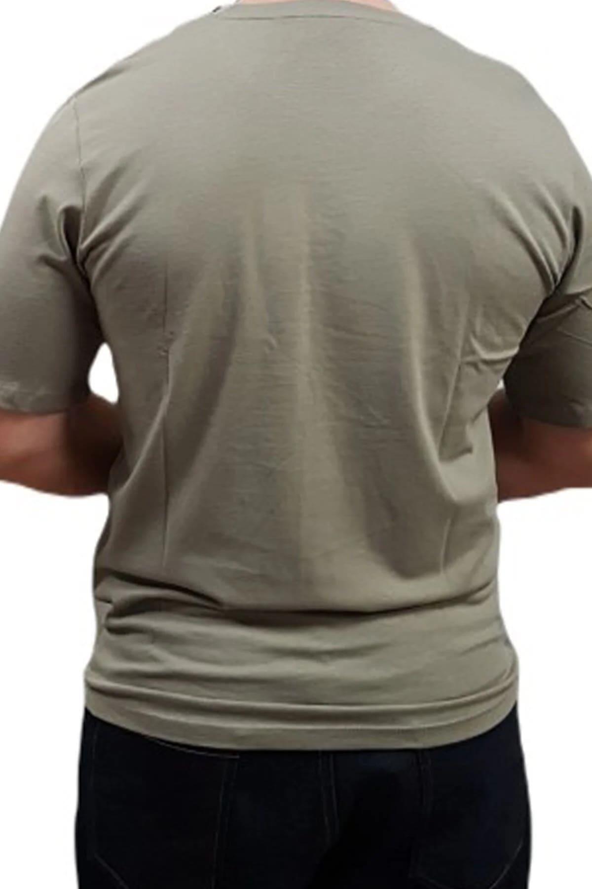 Jack & Jones JPRBLUFREDDY Bisiklet Yaka Haki Erkek Tişört 12276650