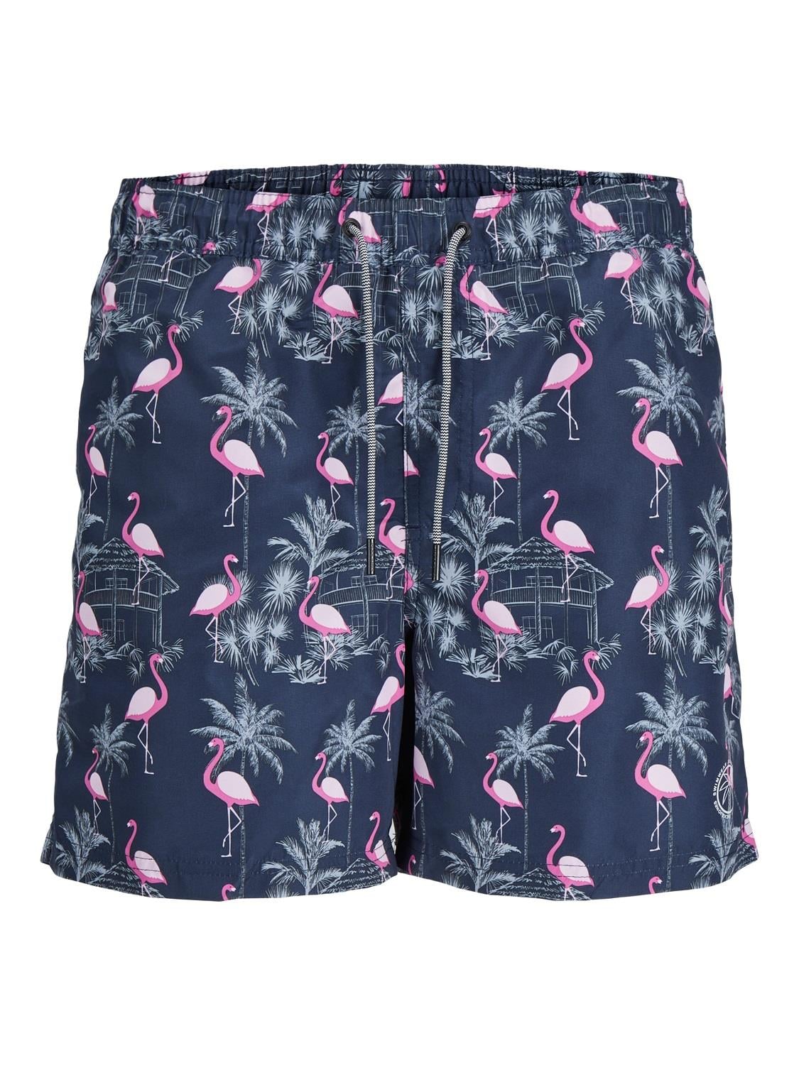Jack & Jones JPSTFIJI AOP Erkek Lacivert Deniz Şortu 12253230