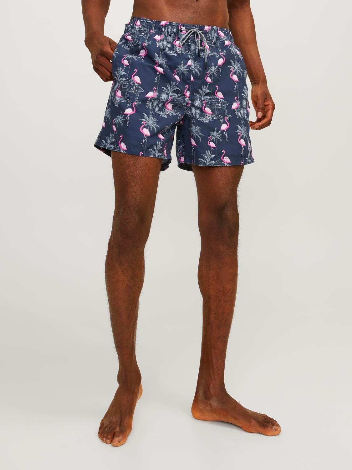 Jack & Jones JPSTFIJI AOP Erkek Lacivert Deniz Şortu 12253230