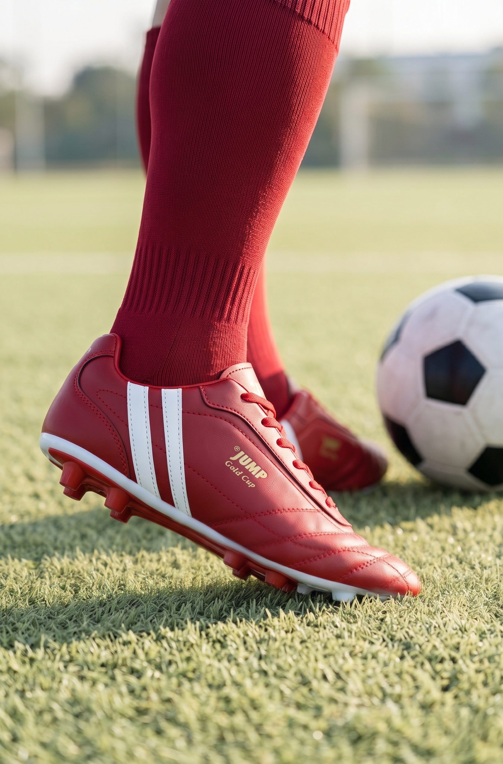 Jump 13256 Fg Kırmızı Futbol Krampon Ayakkabı