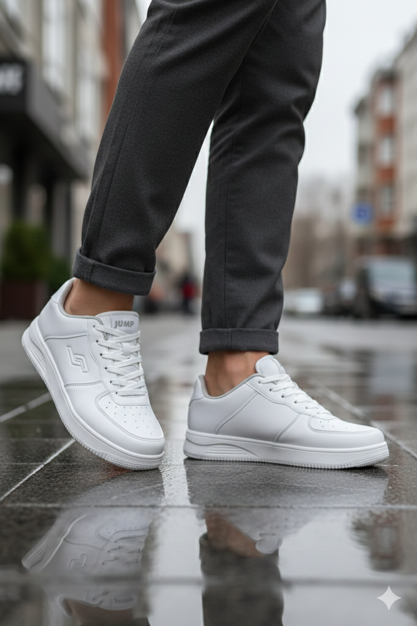 Jump 22233 21516 White Unisex Sneaker Spor Ayakkabı