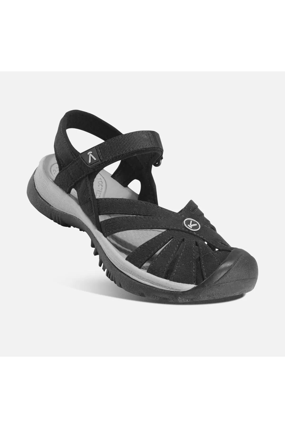 Keen Rose Sandal Siyah Outdoor Tracking Sandalet Ayakkabı 1008783