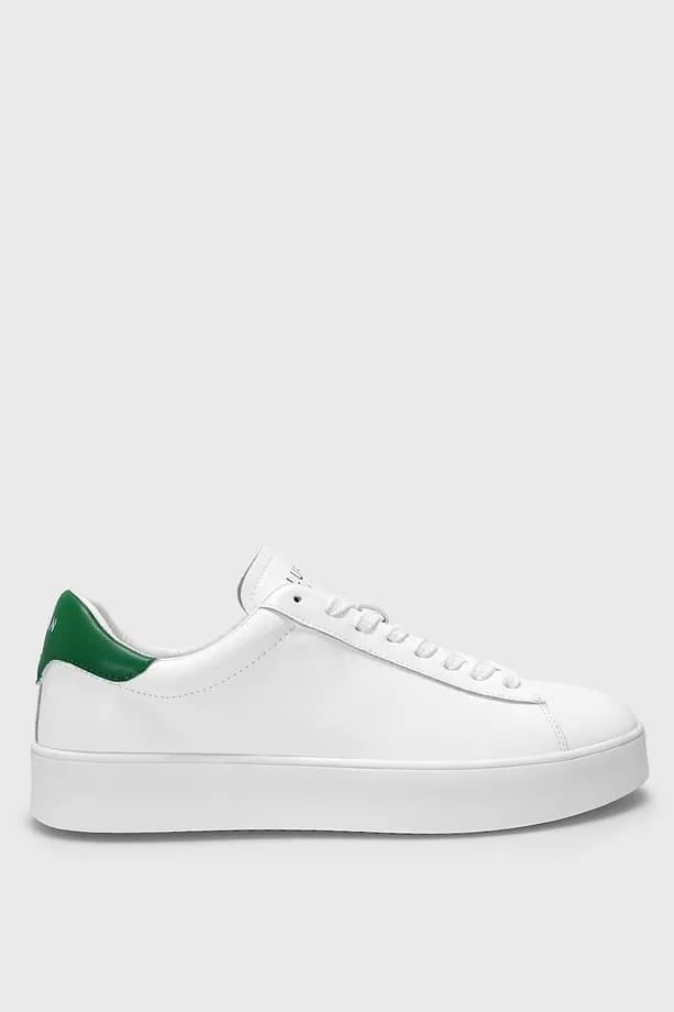Lufian Adel Yeşil Hakiki Deri Kadın Sneaker Ayakkabı 121230052
