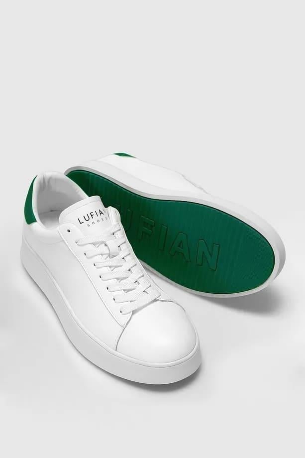 Lufian Adel Yeşil Hakiki Deri Kadın Sneaker Ayakkabı 121230052