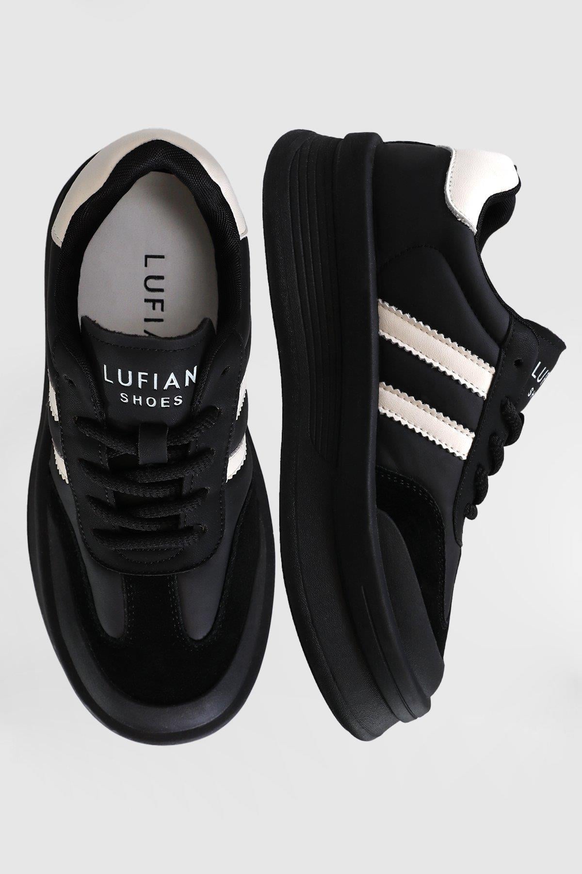 Lufian Christina Siyah Kadın Sneaker Ayakkabı 122230019
