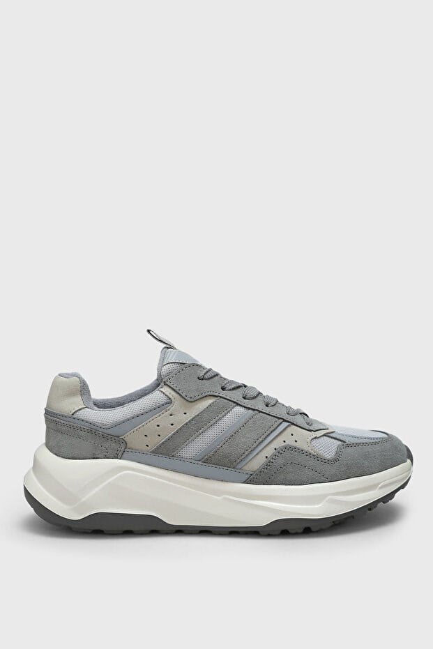 Lufian Eduard Gri Erkek Sneaker Ayakkabı 112230235