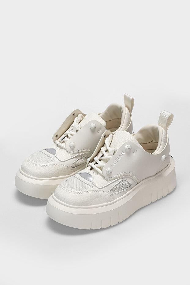 Lufian ICY Beyaz Kadın Sneaker Ayakkabı 122230013