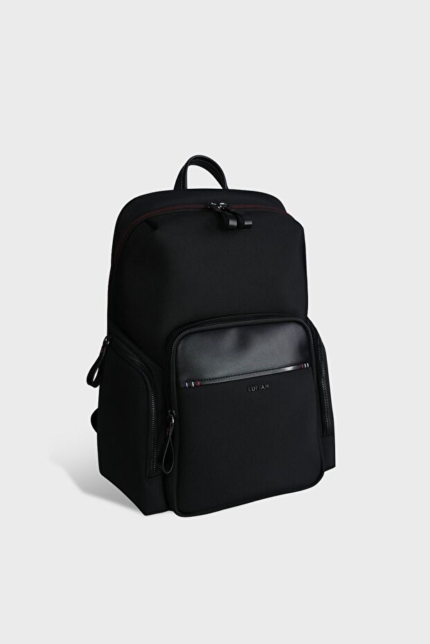 Lufian Lunera Siyah Sırt Çantası Unisex Çanta 111410003