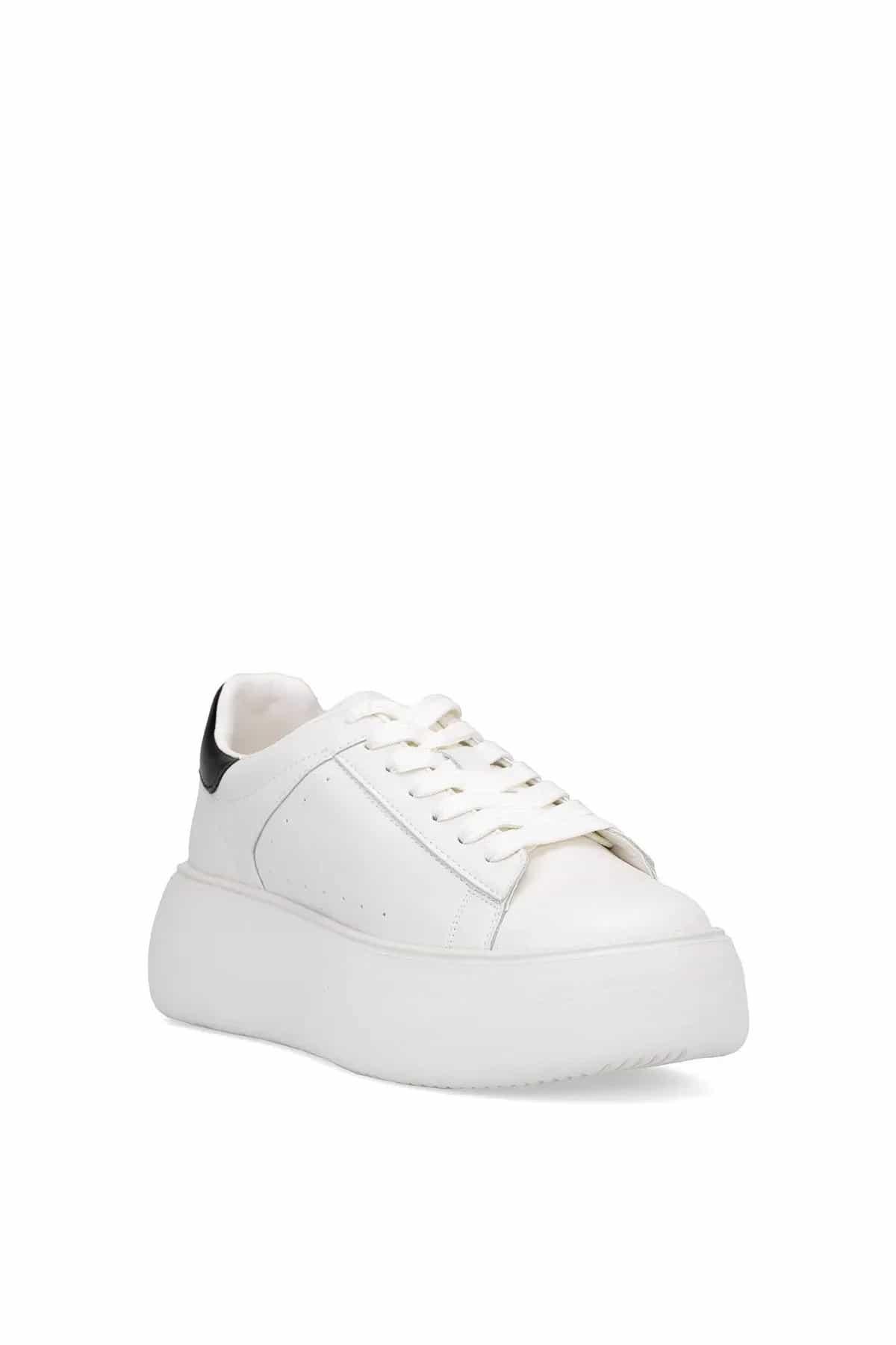 Lufian Marcella Beyaz Hakiki Deri Kadın Sneaker Ayakkabı 121230031