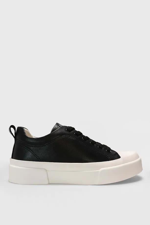 Lufian Mia Siyah Hakiki Deri Kadın Sneaker Ayakkabı 121230038