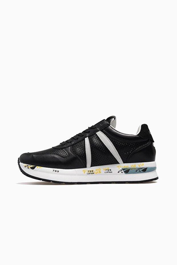 Lufian Rex Siyah Erkek Sneaker Ayakkabı 111230305