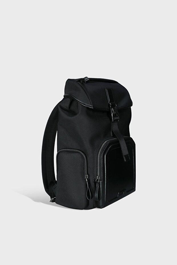 Lufian Serene Siyah Sırt Çantası Unisex Çanta 111410004