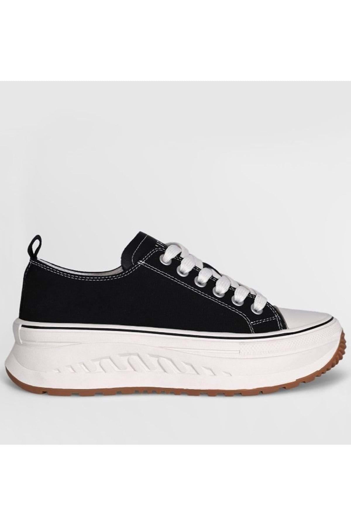 Lufian Shay Siyah Kadın Sneaker Ayakkabı 121230092-006