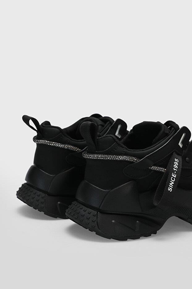 Lufian Stormy Siyah Kadın Sneaker Ayakkabı 122230014