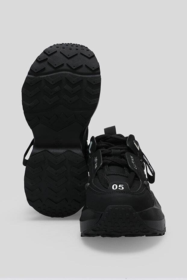 Lufian Stormy Siyah Kadın Sneaker Ayakkabı 122230014