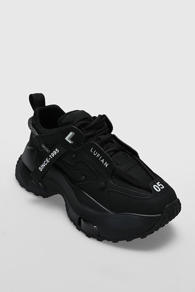 Lufian Stormy Siyah Kadın Sneaker Ayakkabı 122230014