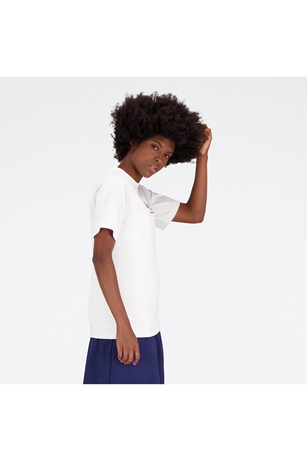 NB Lifestyle Women T-shirt Kadın Gri Tişört WNT3379-SAH