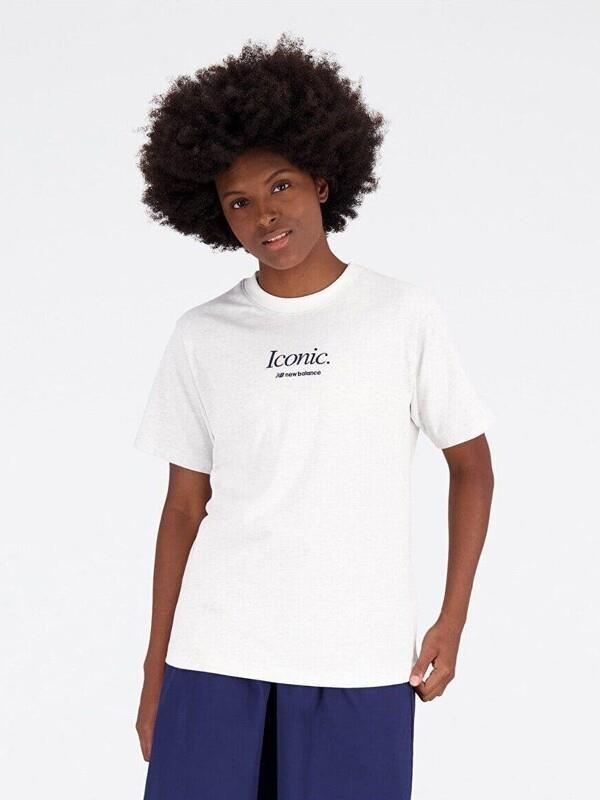 NB Lifestyle Women T-shirt Kadın Gri Tişört WNT3379-SAH