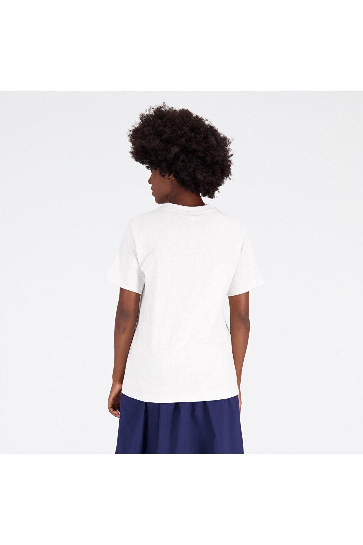 NB Lifestyle Women T-shirt Kadın Gri Tişört WNT3379-SAH