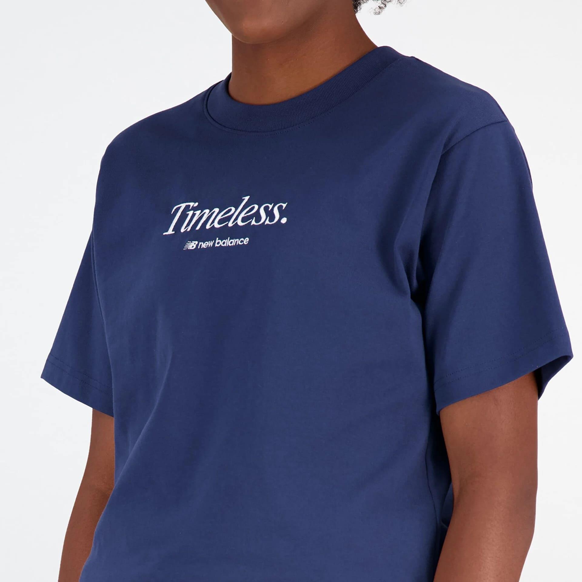 NB Lifestyle Women T-shirt Kadın Lacivert Tişört WNT3379-IND