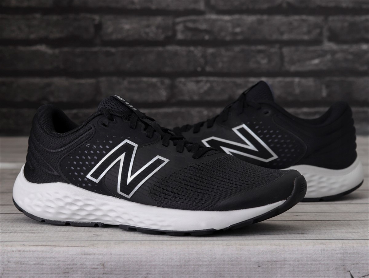 New Balance 520 Erkek Koşu Spor Ayakkabı Siyah Beyaz M520LB7
