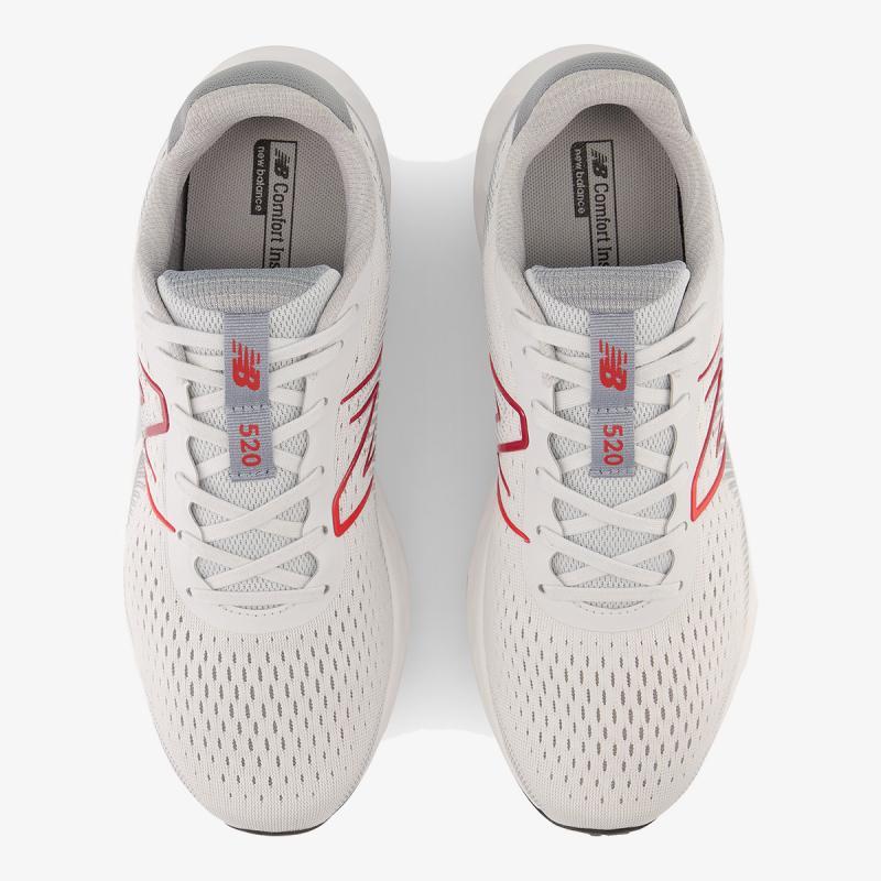 New Balance 520 Erkek Koşu Spor Ayakkabı Gri Kırmızı M520LR8
