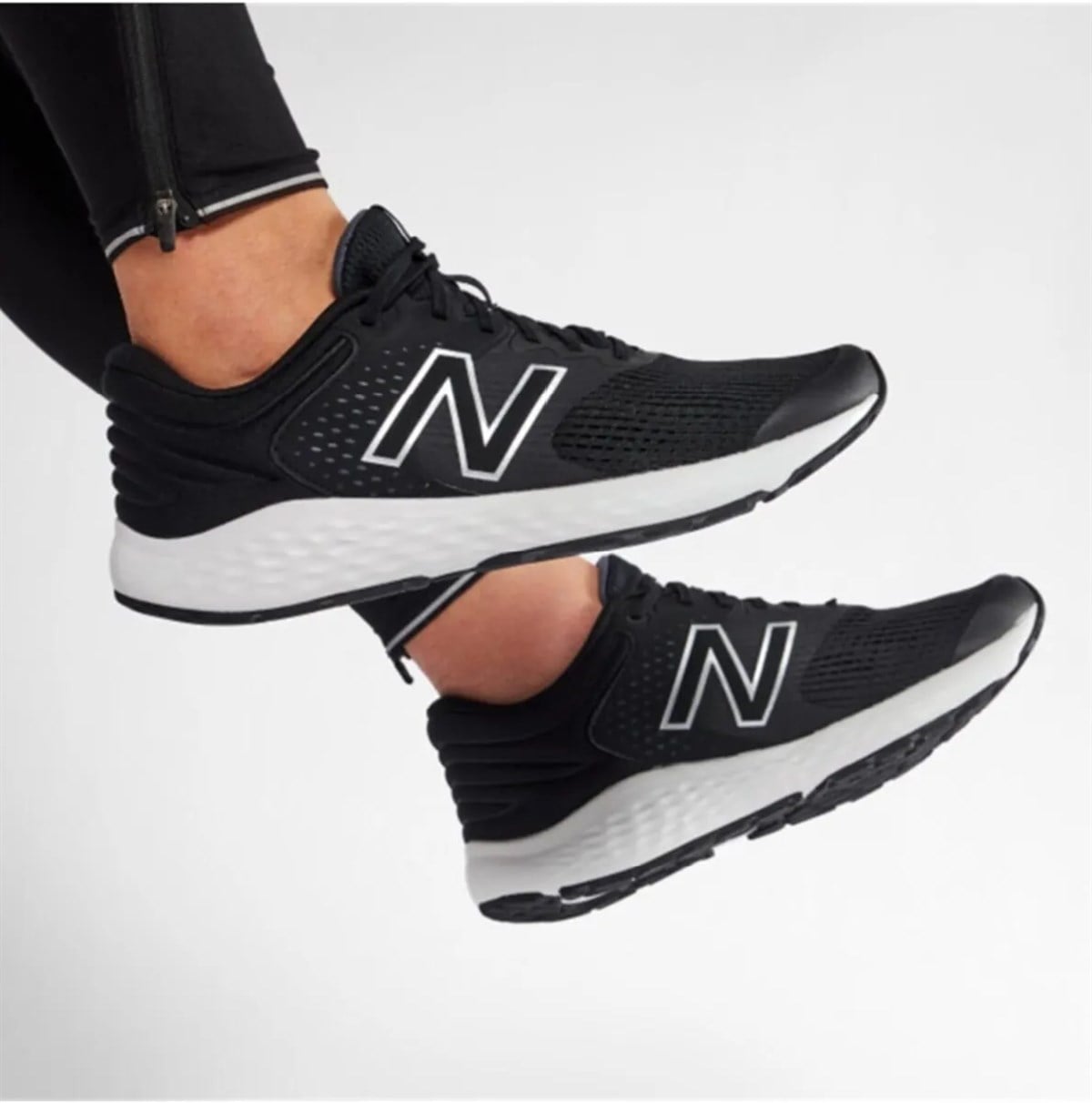 New Balance 520 Erkek Koşu Spor Ayakkabı Siyah Beyaz M520LB7