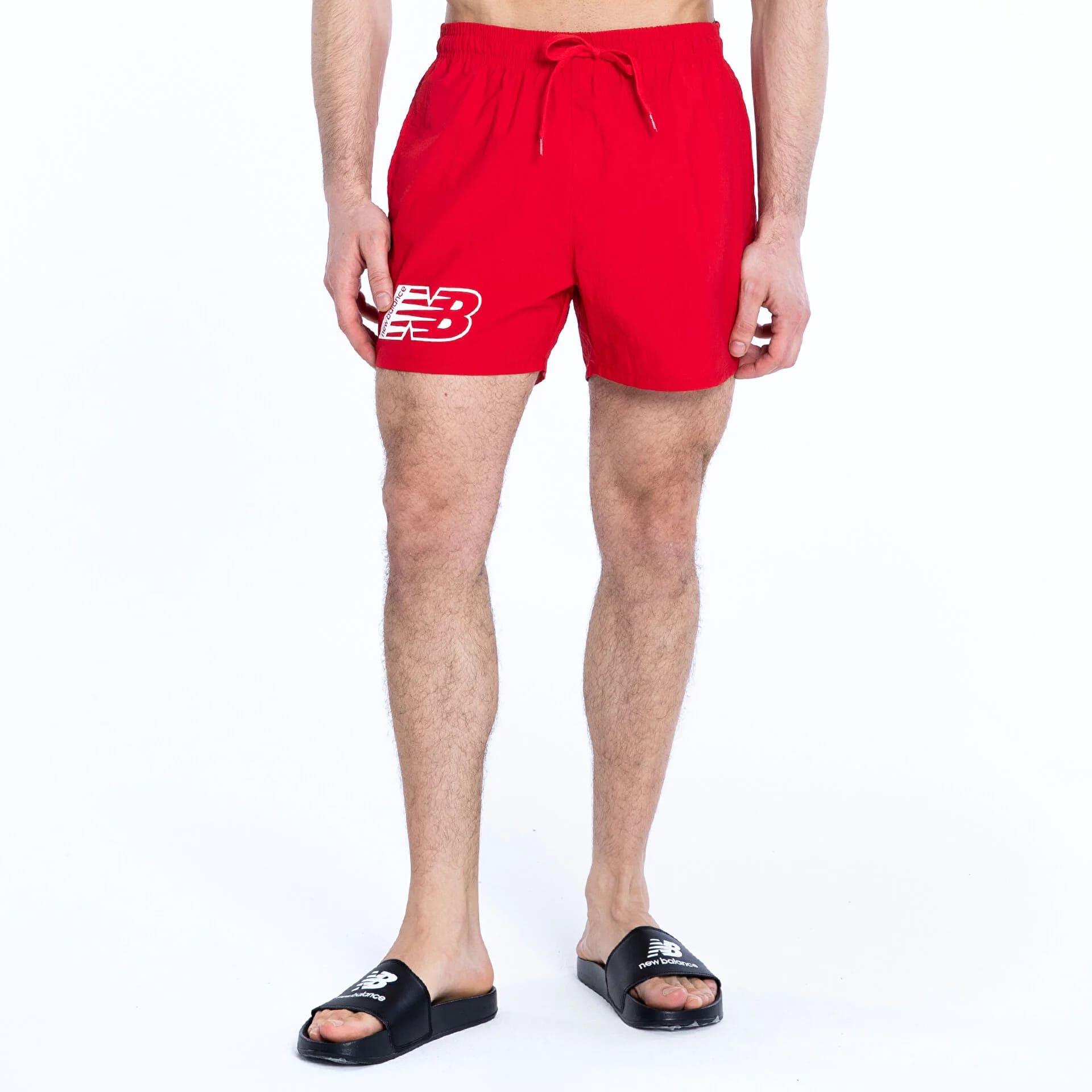 New Balance Erkek Kırmızı Deniz Şortu MNS1325-RED