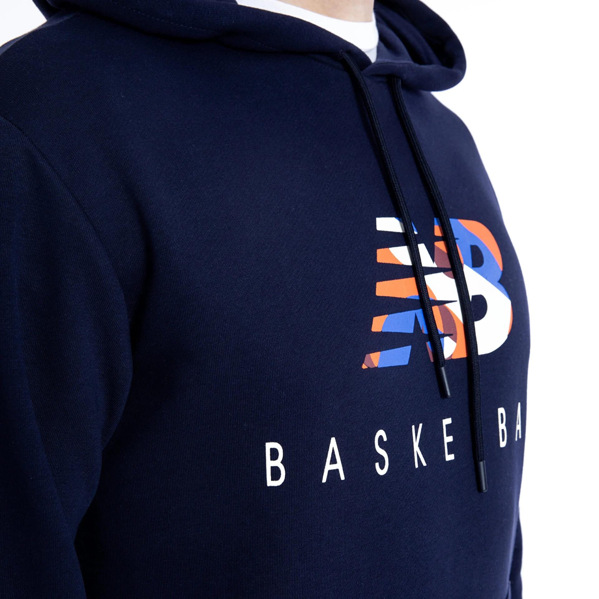 New Balance Lacivert Erkek Hoodie Sweatshirt MNH1361-AVI