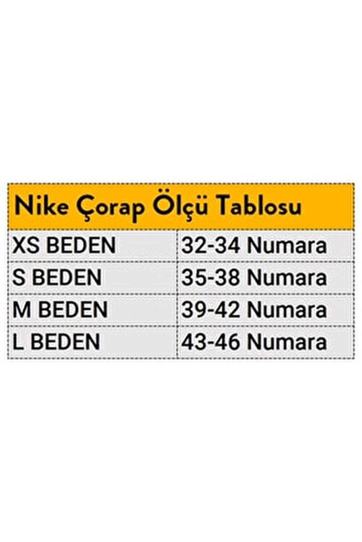 Nike Everday Lightweight No-Show Unisex Siyah 3 lü Çorap SX7678-010