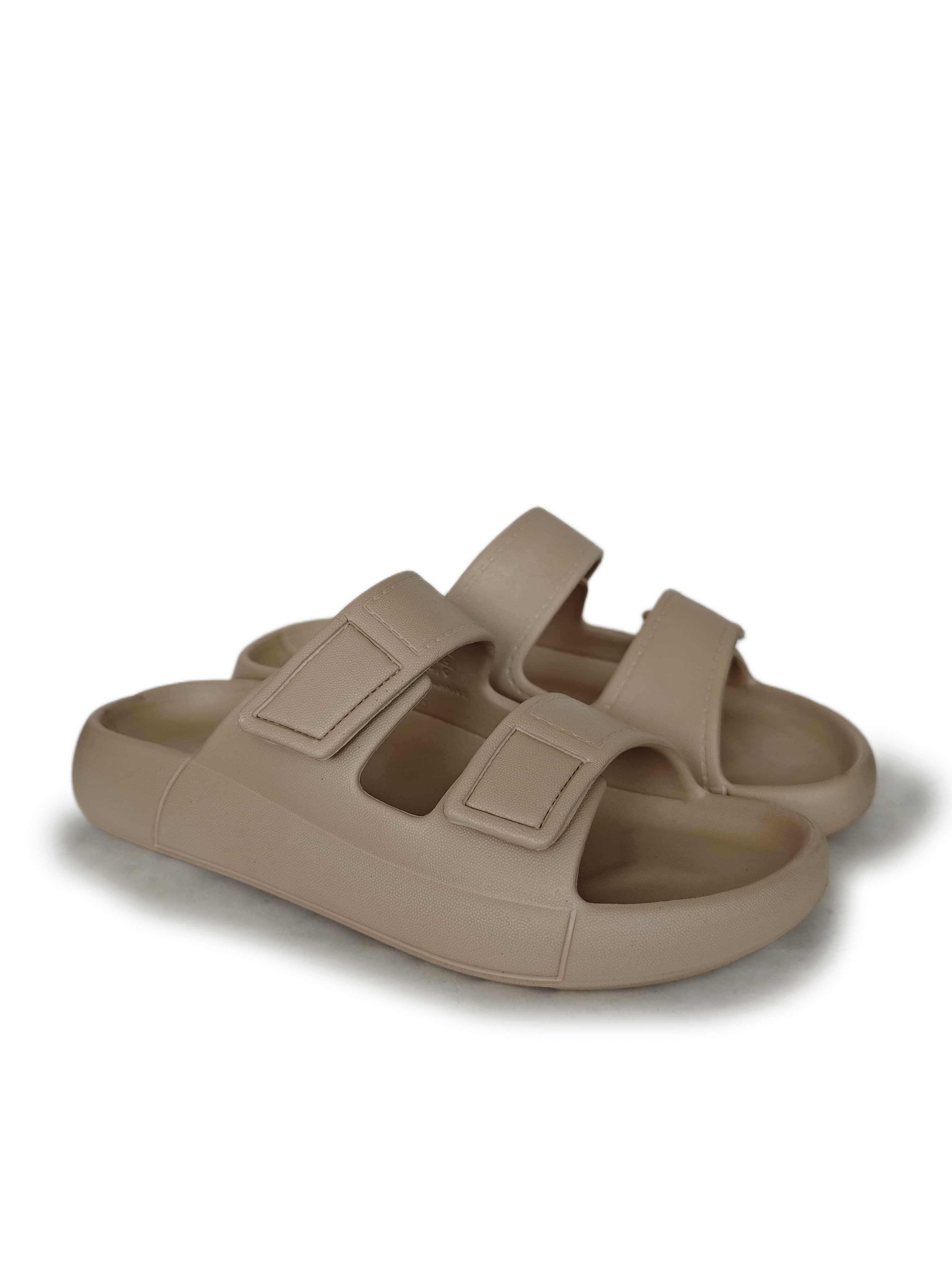 Oregon Shoes FeelUp Comfort Eva Erkek Deniz Günlük Cırtlı Terlik Vizon