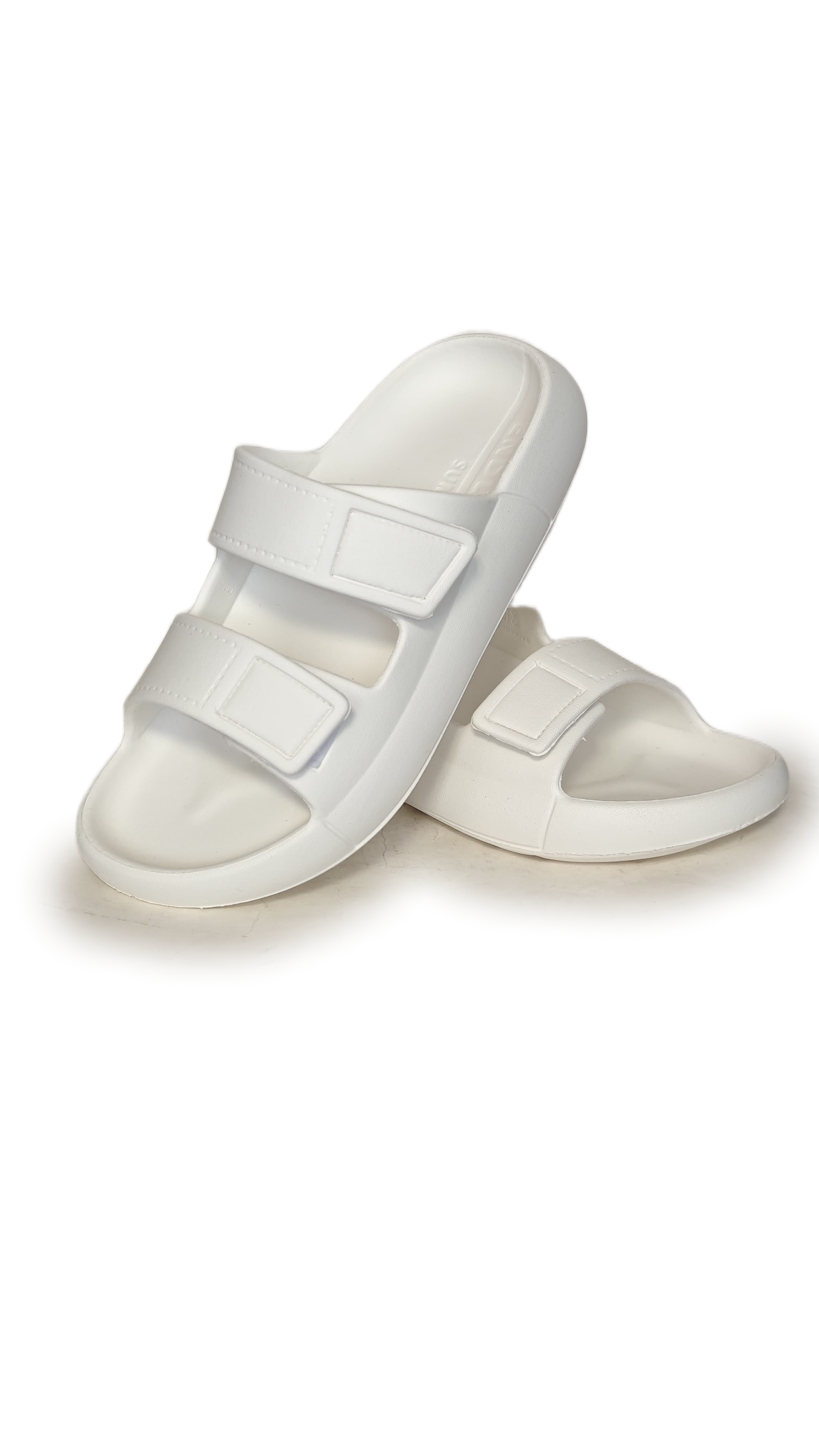 Oregon Shoes FeelUp Comfort Eva Erkek Deniz Günlük Cırtlı Terlik Ekru