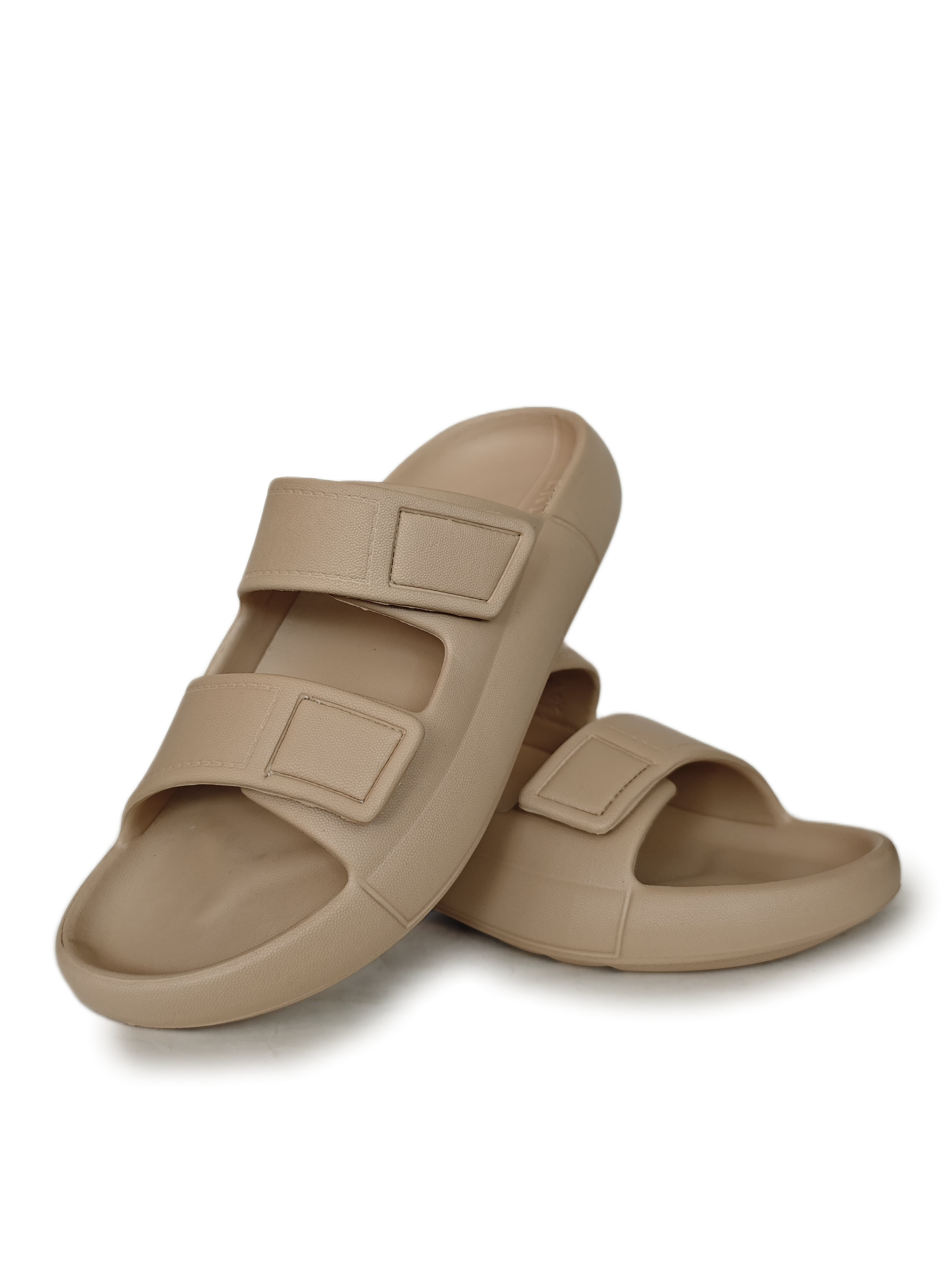 Oregon Shoes FeelUp Comfort Eva Erkek Deniz Günlük Cırtlı Terlik Vizon