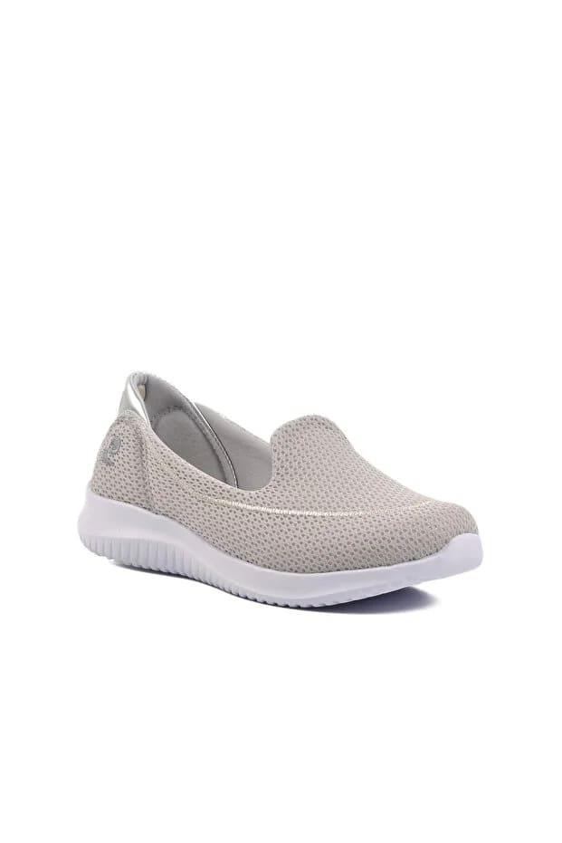 Pierre Cardin Kadın Gri Babet Günlük Bağsız Spor Ayakkabı 30168