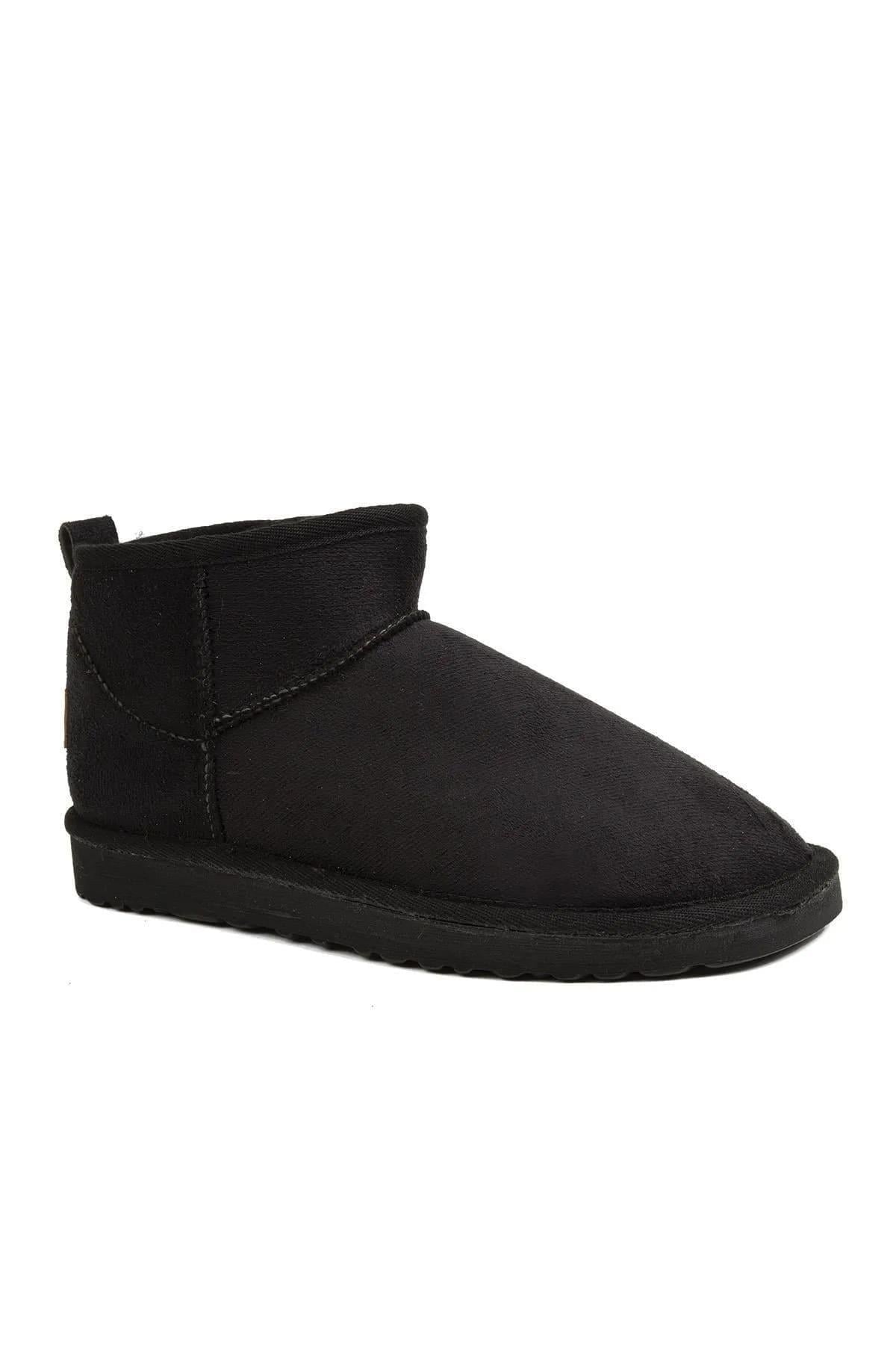 Pierre Cardin Kadın İçi Peluş Süet Siyah Günlük Bot 52126
