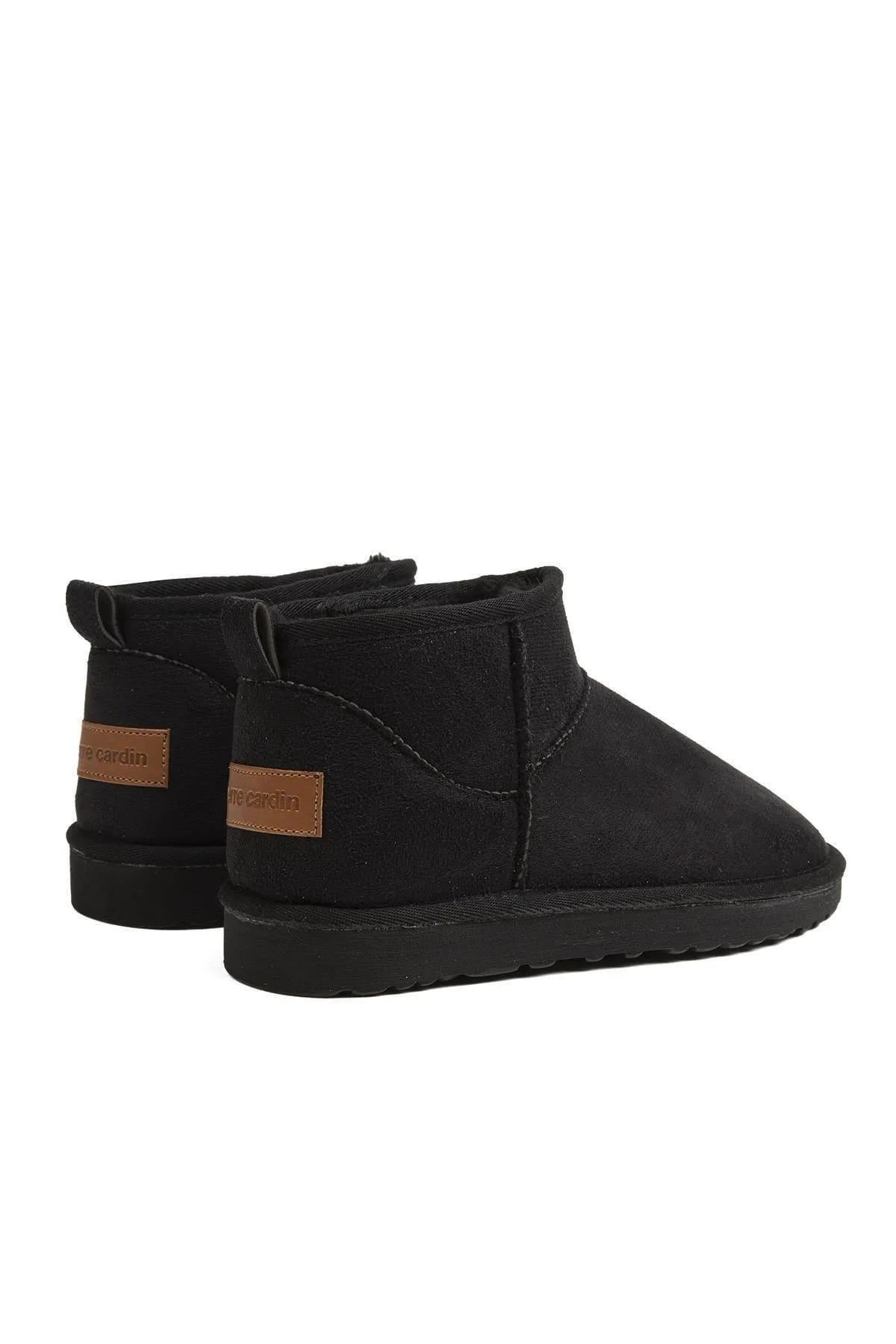 Pierre Cardin Kadın İçi Peluş Süet Siyah Günlük Bot 52126