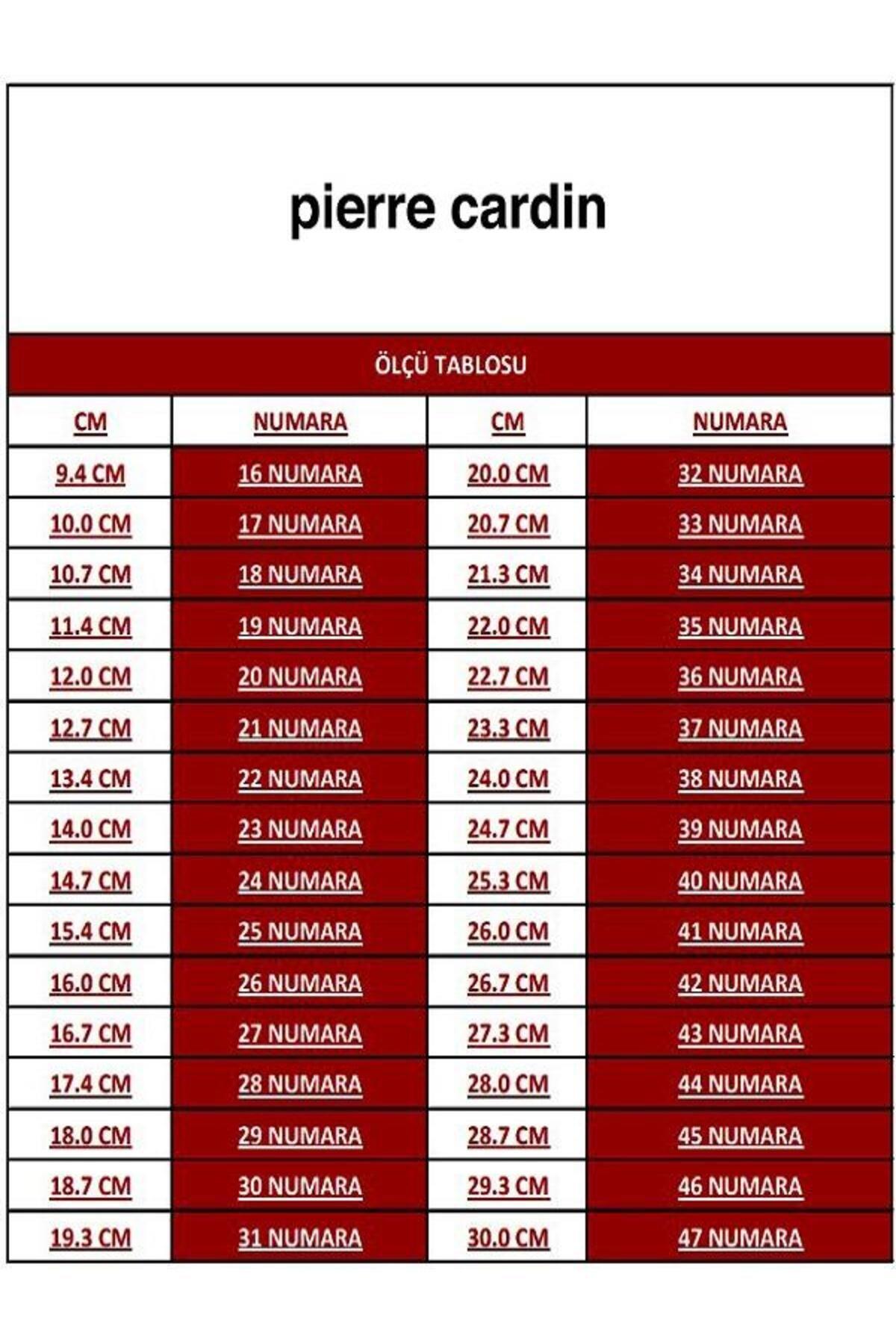 Pierre Cardin Kırmızı Dolgu Topuk Günlük Kadın Terlik 7475