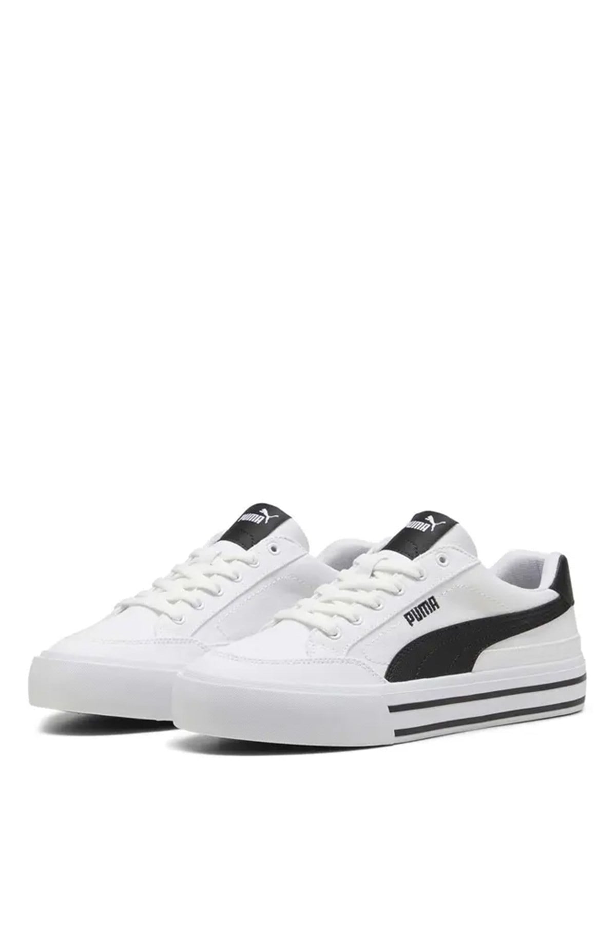 Puma Court Classic Vulc FS Beyaz Siyah Erkek Sneaker Günlük Spor Ayakkabı 396353-02