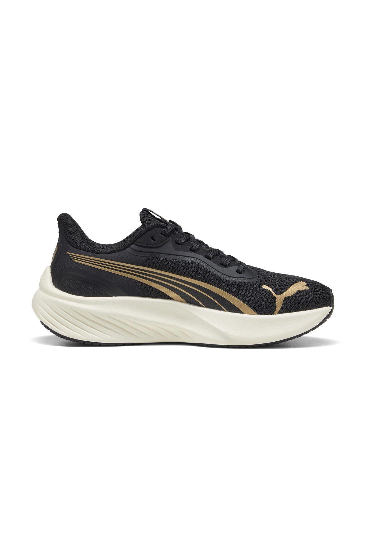 Puma Pounce Lite Siyah Altın Kadın Yürüyüş Spor Ayakkabı 310778-11