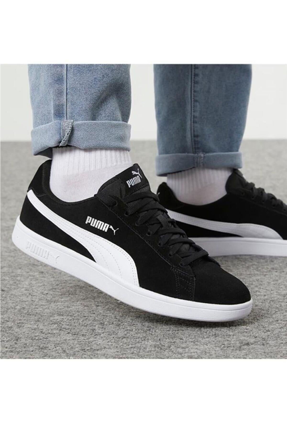 Puma Smash v2 Siyah Unisex Spor Ayakkabı 390984-01 - 364989-01