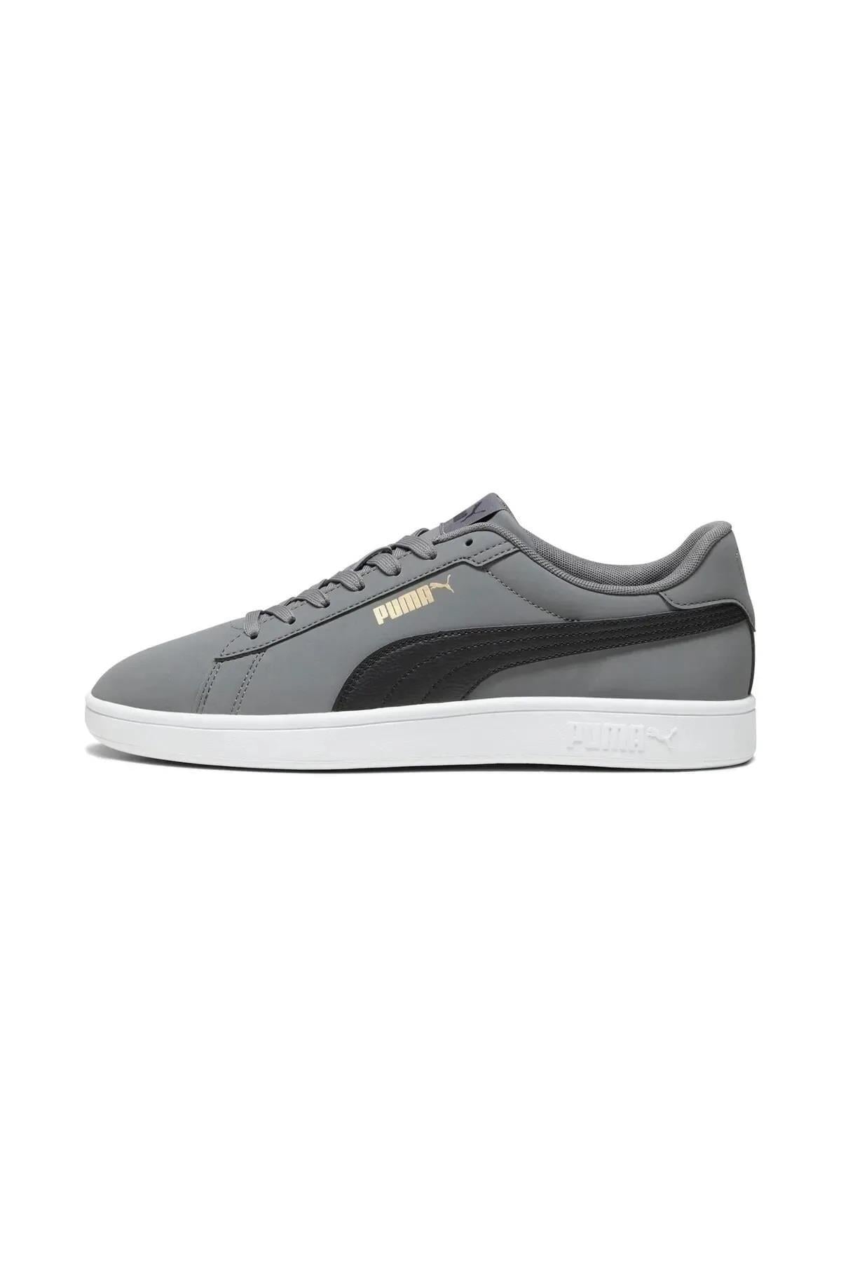 Puma Smash Buck Sneaker Gri Siyah Bay Günlük Spor Ayakkabı 392336-02-365160-08
