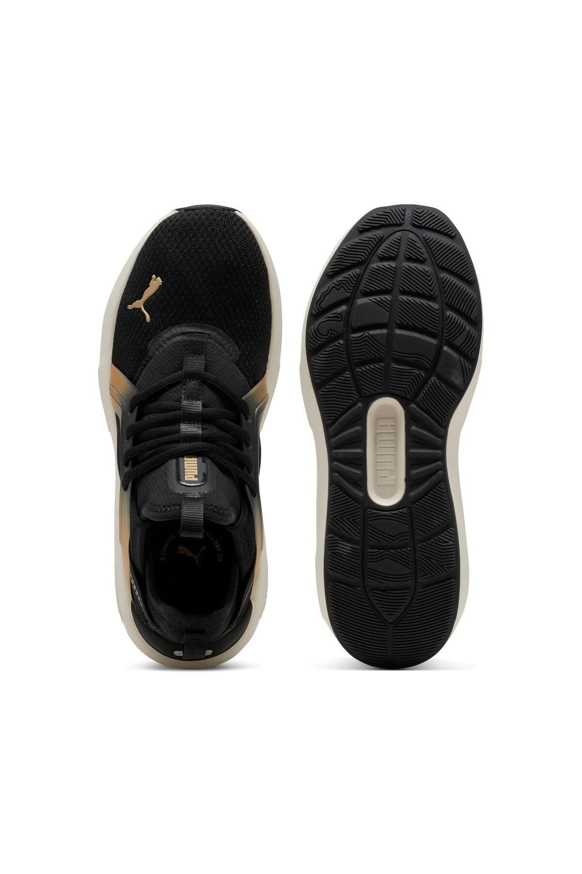 Puma Softride Enzo 5 Metallic Wn Siyah Altın Kadın Spor Ayakkabı 310473-01