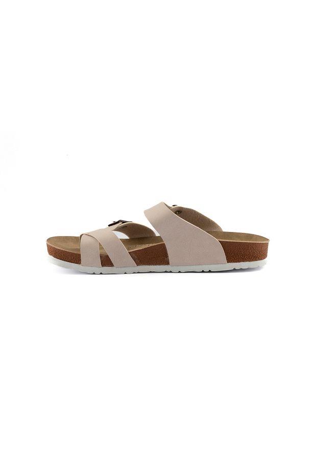 Roy Jones 7010 SunnyStride Unisex Bej Günlük Terlik