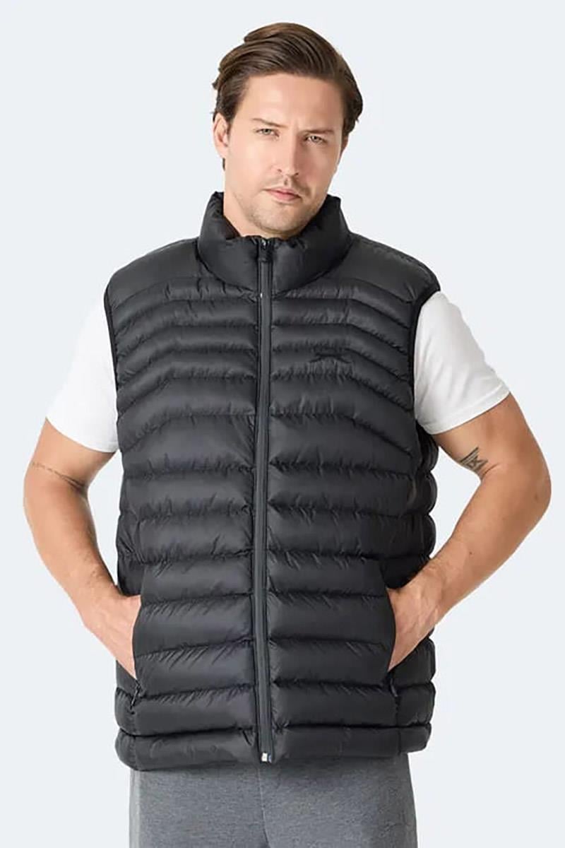 Slazenger HARMONA Erkek Şişme Yelek Siyah